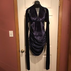 Velveteen dress
